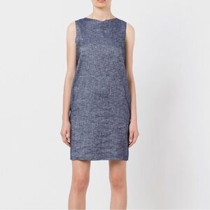 Theory Blue Sleeveless Dress